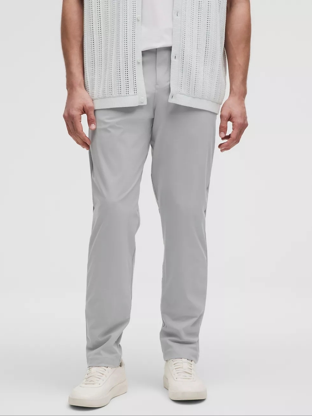 Lululemon ABC Classic-Fit Trouser Mens Warpstreme | Silver Drop | Size 33 | NWOT